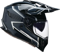 Z1R Range Voyager,  adventure helmet,  color: Black/Grey/White,  size: L