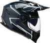 Z1R Range Voyager,  adventure helmet,  color: Black/Grey/White,  size: M