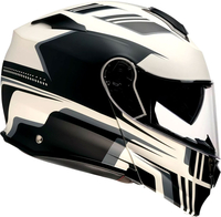 Z1R Solaris 2.0 Apex,  flip up helmet,  color: Matt White/Black/Grey,  size: S