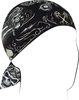 Zan Headgear Flydanna Biker,  bandana,  color: Black/Grey,  size: One Size