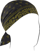 Zan Headgear Flydanna Celtic Paisley,  bandana,  color: Green/Black,  size: One Size
