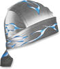Zan Headgear Flydanna Flame,  bandana,  color: Grey/White/Light Blue,  size: One Size