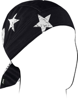 Zan Headgear Flydanna Micromesh Black & White Flag,  bandana,  color: Black/White,  size: One Size
