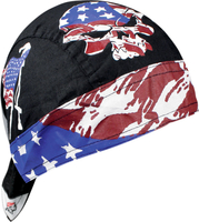 Zan Headgear Flydanna Patriot,  bandana,  color: Black/Red/White/Blue,  size: One Size