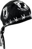 Zan Headgear Flydanna POW-MIA,  bandana,  color: Black/White,  size: One Size