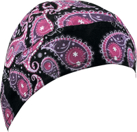 Zan Headgear Flydanna Purple Paisley,  bandana,  color: Purple/Pink/Black,  size: One Size