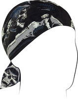 Zan Headgear Flydanna Reaper,  bandana,  color: Black/Grey/Dark Blue,  size: One Size