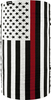 Zan Headgear Motley Tube Fleece Red Line,  multifunctional headwe,  color: Black/White/Red,  size: One Size