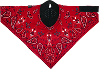 Zan Headgear Neodanna SF Paisley,  bandana,  color: Red/Black/White,  size: One Size