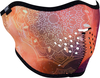 Zan Headgear Neoprene Starry Mandala,  half mask,  color: Violet/Orange/White,  size: One Size