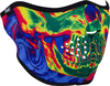 Zan Headgear Neoprene Thermal Skull,  half mask,  color: Green/Blue/Red,  size: One Size