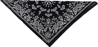 Zan Headgear Paisley,  bandana,  color: Black/White,  size: One Size