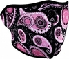 Zan Headgear Pink Paisley,  half mask