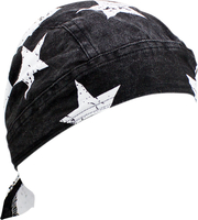 Zan Headgear Road Hog Flydanna Flag,  bandana,  color: Black/White,  size: One Size