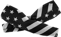 Zan Headgear SF Black & White Flag,  arm sleeve,  color: Black/White,  size: L