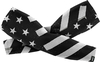 Zan Headgear SF Black & White Flag,  arm sleeve,  color: Black/White,  size: M