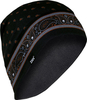 Zan Headgear SF Fleece Classic,  helmet beanie,  color: Black/Orange/White,  size: One Size