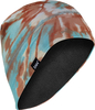 Zan Headgear SF Fleece Natural Tie Dye,  helmet beanie,  color: Blue/Brown,  size: One Size