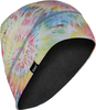 Zan Headgear SF Fleece Tie Dye Sunburst,  Pastel,  helmet beanie,  color: Yellow/Blue/Red,  size: One Size